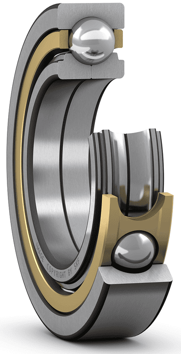 QJ217 MA/C2L: Four Point Contact Bearing